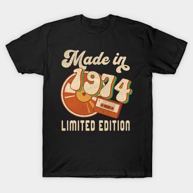 Made in 1974 Limited Edition T-Shirt by Bellinna